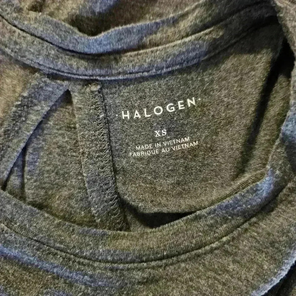 HALOGEN Women's Sleeveless Top - XS - Soft Gray - Picture 3 of 3